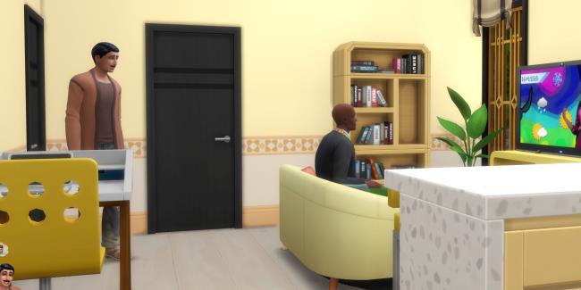sims 4 for rent visiting a tenant