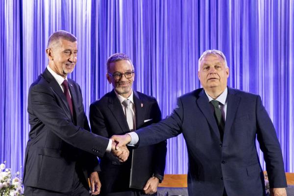 在欧洲议会，可能与马琳·勒庞和维克多组建联合小组Orbán